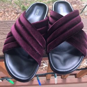 Barney’s slip on’s